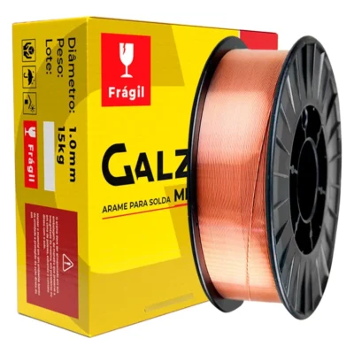 ARAME SOLDA MIG ER70S-6 1.0mm - 15kg