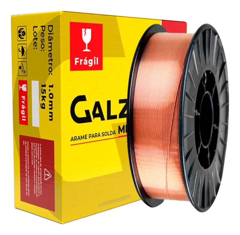 ARAME SOLDA MIG ER70S-6 1.0mm - 15kg